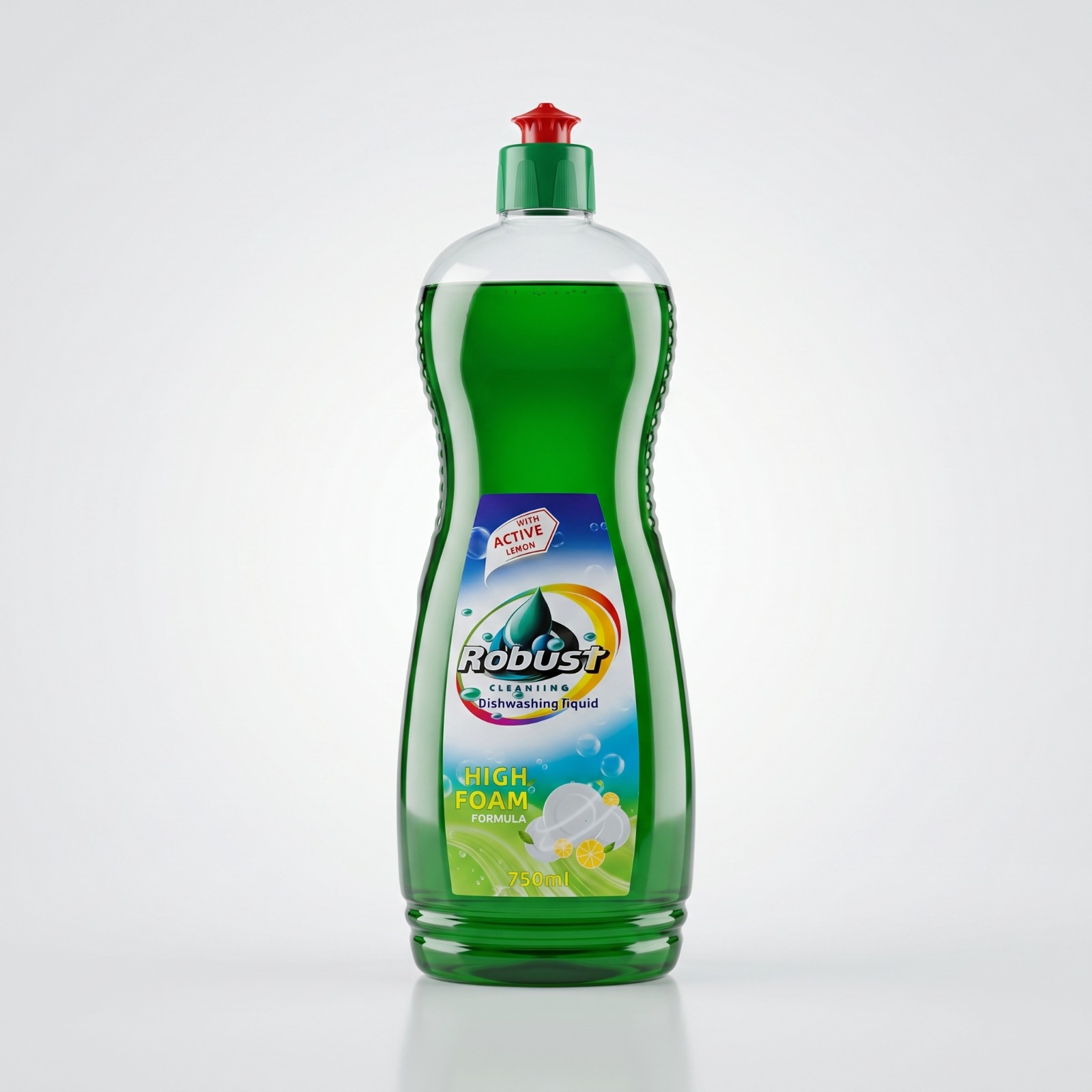 Robust Dishwashing Liquid with Active Lemon